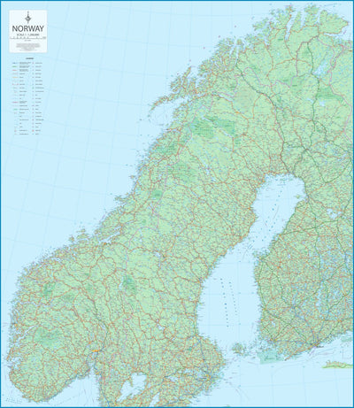 ITMB Publishing Ltd. Norway 1:1,200,000 - ITMB digital map