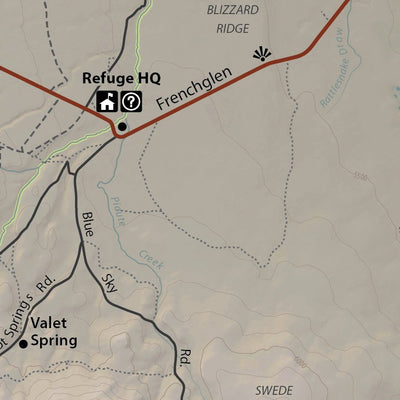 Medeiros Cartography - mapbliss.com Hart Mountain National Antelope Refuge digital map