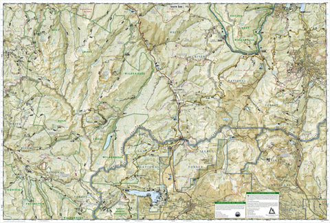 National Geographic 149 Eagles Nest and Holy Cross Wilderness Areas (south side) digital map