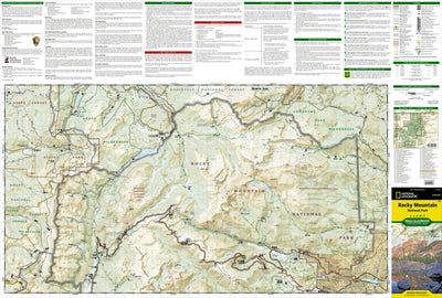 National Geographic 200 Rocky Mountain National Park (south side) digital map