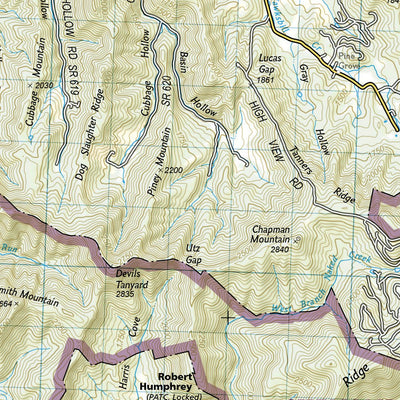 National Geographic 228 Shenandoah National Park (north side) digital map