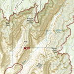 National Geographic 261 Grand Canyon, North and South Rims [Grand Canyon National Park] (east side) digital map