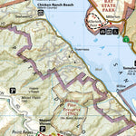 National Geographic 266 Mount Tamalpais, Point Reyes (north side) digital map