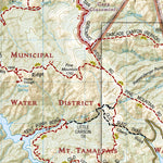 National Geographic 266 Mount Tamalpais, Point Reyes (south side) digital map