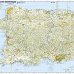 National Geographic Puerto Rico (west side) digital map