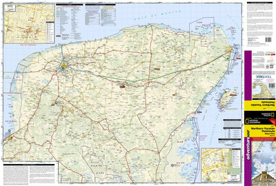 National Geographic Yucatan Peninsula [Mexico] digital map