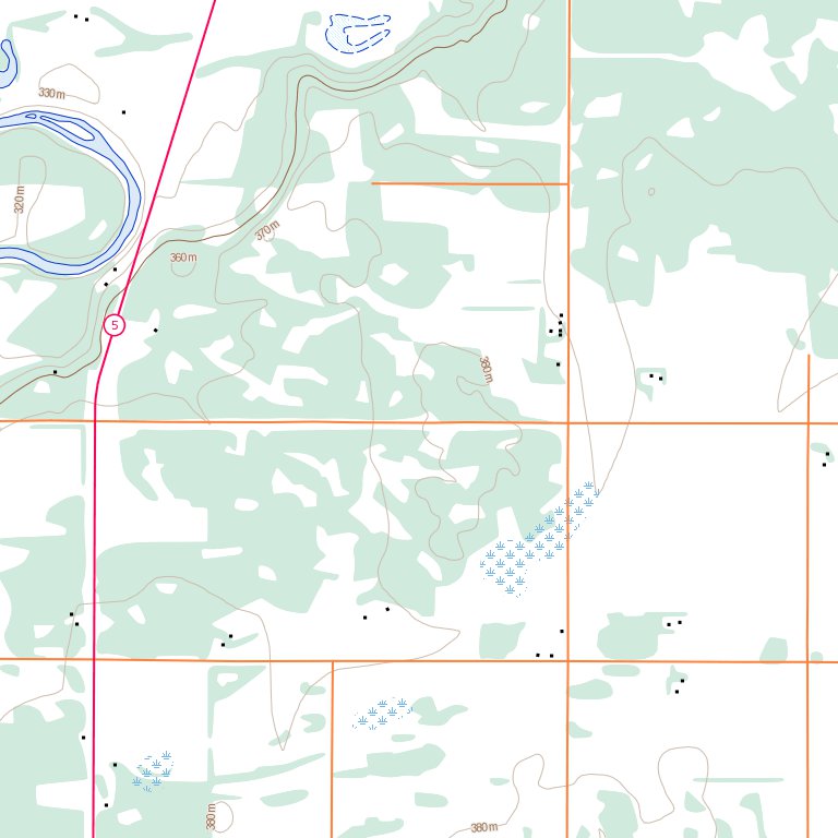 Glenboro, MB (062G11 Toporama) Map by Natural Resources Canada Avenza