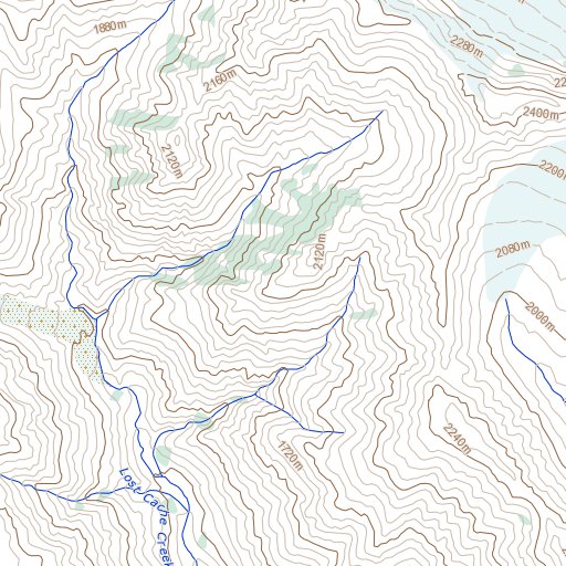 Jarvis River, YT (115B16 Toporama) Map By Natural Resources Canada ...