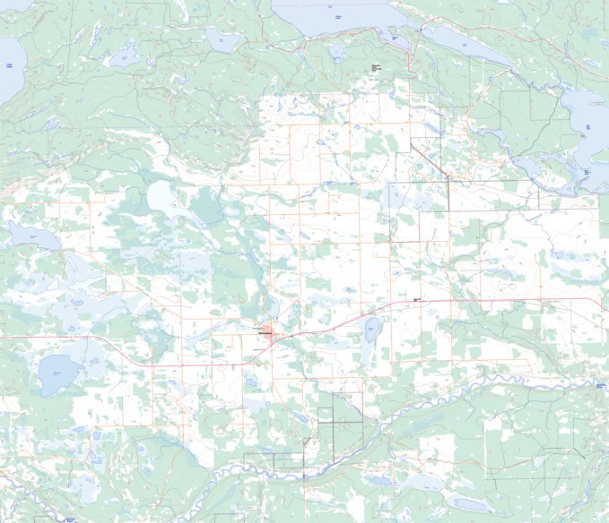 Pierceland, Sk (073k05 Toporama) Map By Natural Resources Canada 