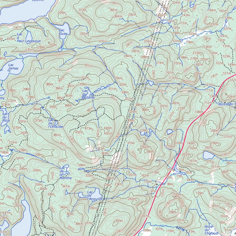 Tadoussac, QC (022C04 Toporama) Map By Natural Resources Canada ...