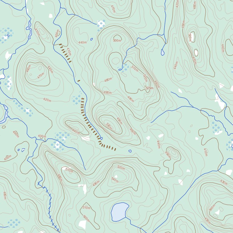 Unnamed, NL (013B10 Toporama) Map By Natural Resources Canada | Avenza Maps