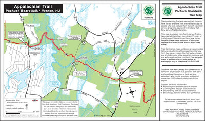New York-New Jersey Trail Conference Appalachian Trail - Pochuck Boardwalk, NJ digital map