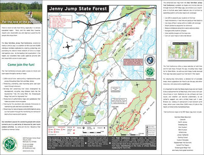 New York-New Jersey Trail Conference Jenny Jump State Forest - NJ State Parks digital map