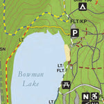 New York State Parks Bowman Lake State Park Trail Map digital map