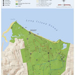 New York State Parks Caumsett State Historic Park Preserve Trail Map digital map