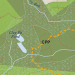 New York State Parks Clay Pit Ponds State Park Preserve Trail Map digital map