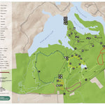 New York State Parks Higley Flow State Park Trail Map digital map