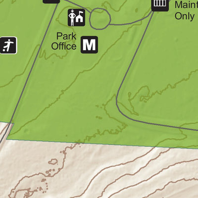 New York State Parks Westcott Beach State Park Trail Map digital map