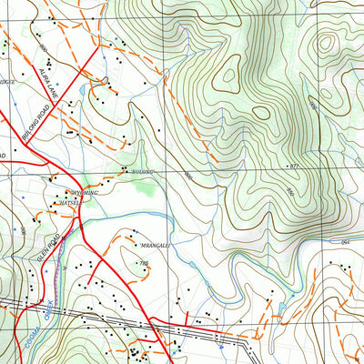 nswtopo 8725-4S COOMA digital map
