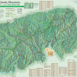 outrageGIS mapping Great Smoky Mountains NP Trail Map East digital map