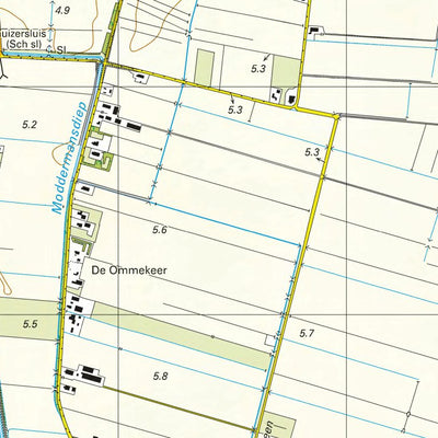 Red Geographics/Reijers Kaartproducties 13 D (Vlagtwedde-Bourtange) digital map