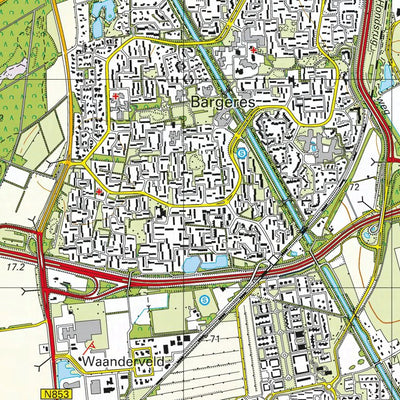 Red Geographics/Reijers Kaartproducties 17 H (Emmen) digital map