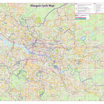 Spokes Maps Glasgow Cycle Map digital map