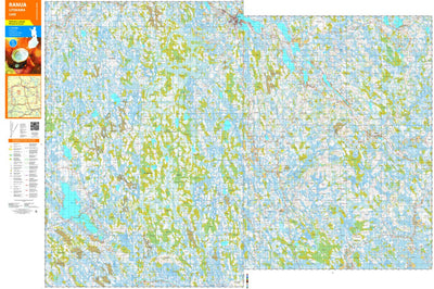 Tapio Palvelut Oy / Karttakeskus Ranua Litokaira Livo, Topokartta 1:50 000 digital map