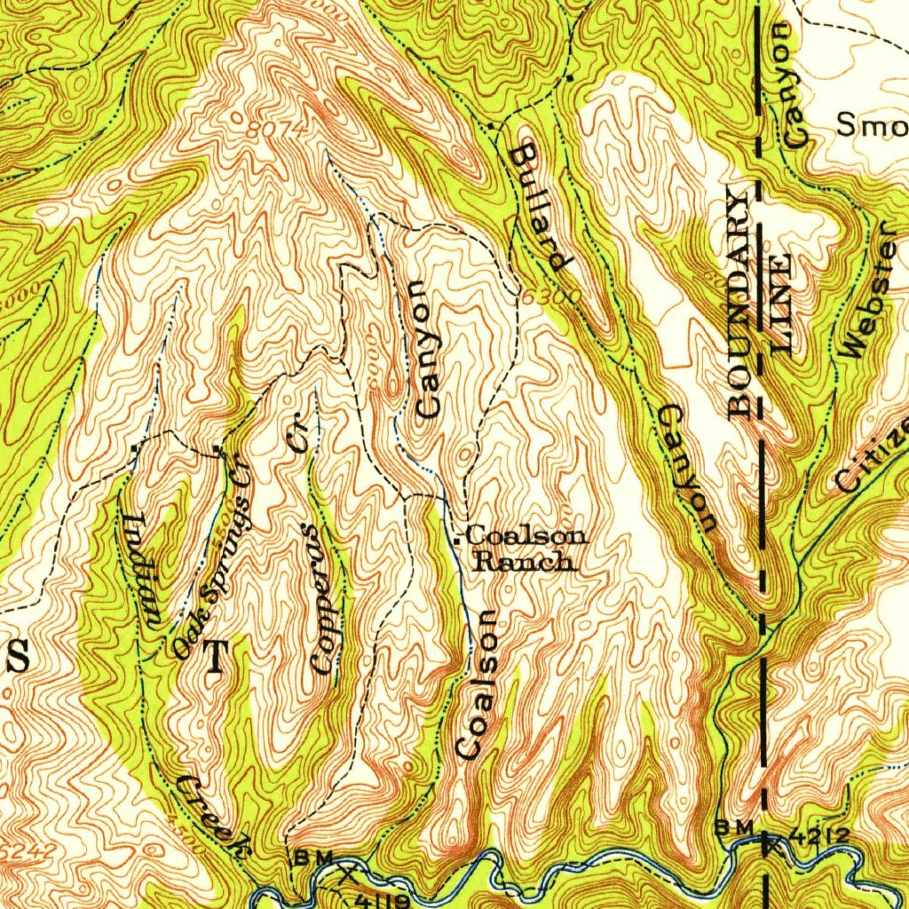 Morenci, AZNM (1913, 125000Scale) Map by United States Geological