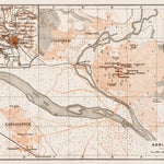 Waldin Adrianople (Edirne) city map, 1914 digital map