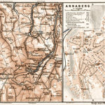 Waldin Annaberg town plan, 1911 digital map