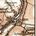 Waldin Annaberg town plan, 1911 digital map