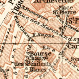 Waldin Avignon city map, 1902 digital map