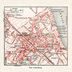Waldin Bad Godesberg town plan, 1927 digital map
