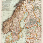 Waldin Baltic Lands (Ostseeländer) General Map, 1931 (Estonia Country Maps) digital map