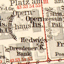 Waldin Berlin, city centre map with tramway and S-Bahn networks, 1910 digital map