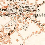 Waldin Biarritz city map, 1902 digital map