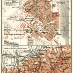Waldin Blida town plan, 1909 digital map