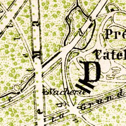 Waldin Bois de Boulogne - the Boulogne Woods map, 1903 digital map