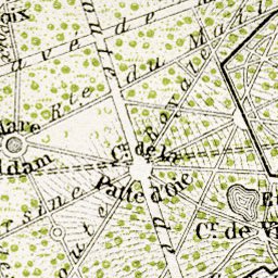 Waldin Bois de Meudon - the Forest of Meudon map, 1903 digital map