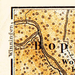 Waldin Boppard and environs map, 1905 digital map