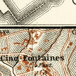 Waldin Bougie (Béjaïa) town plan, 1909 digital map