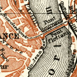 Waldin Brest city map, 1913 digital map