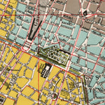 Waldin Brussels And Suburbs Plan, 1922. Plan de Bruxelles et Fabourgs digital map