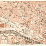 Waldin Central Paris districts map: Champs-Élysées, Louvre and Grands Boulevards, 1903 digital map