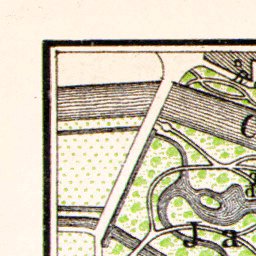 Waldin Chantilly, Château de Chantilly map, 1931 digital map