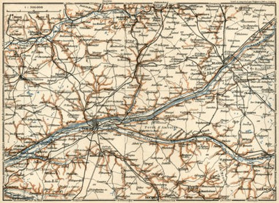 Waldin Châteaux de la Loire district map, 1913 digital map