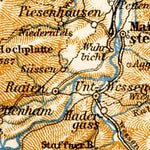 Waldin Chiemsee environs and Achental map, 1906 digital map