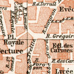 Waldin Clermont-Ferrand city map, 1902 digital map