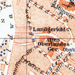 Waldin Colmar city map, 1906 digital map